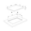 Bếp kính âm 3 từ MH-03I N - malloca-home.com bếp chính hãng tại TP Hồ Chí Minh